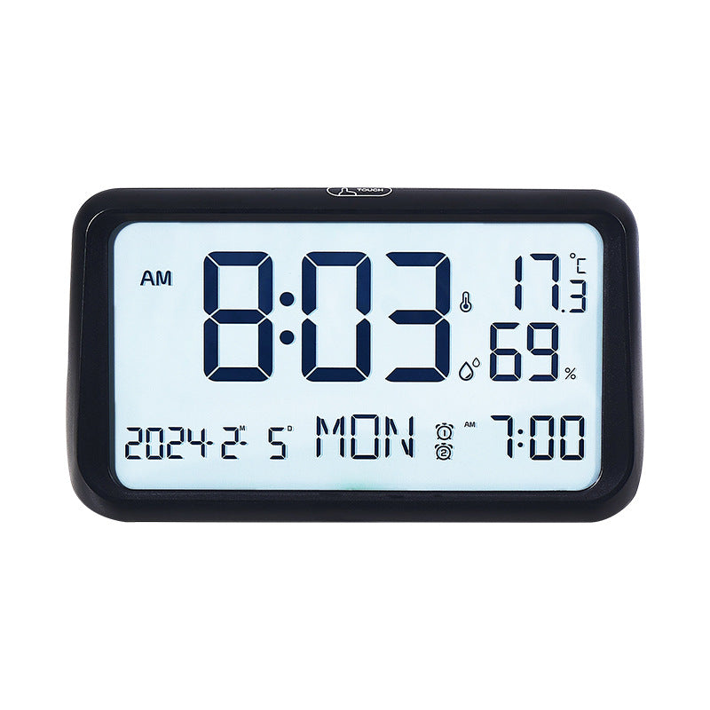 Digital Weather Alarm Clock with Hygrometer and Thermometer Bowlift