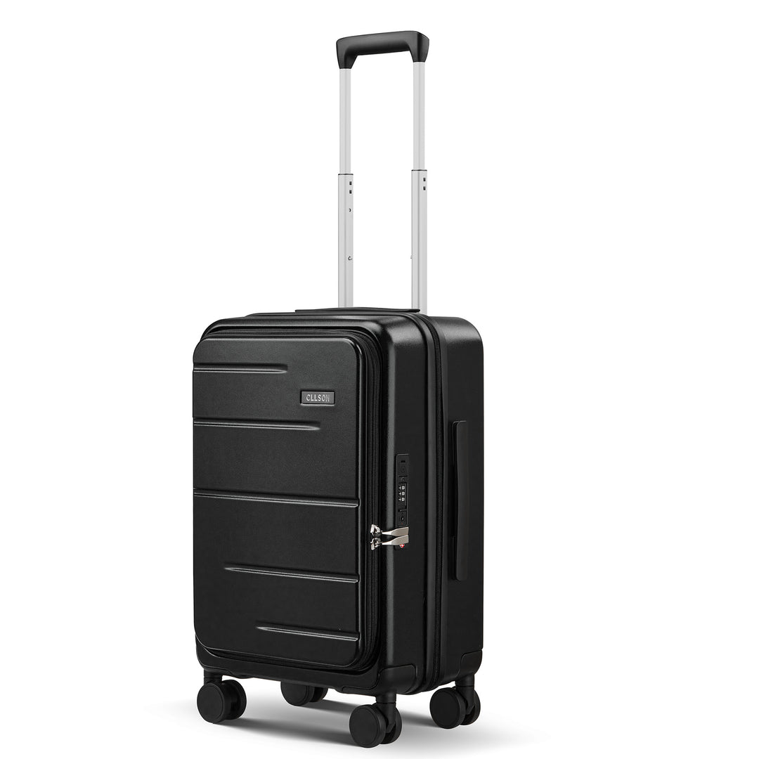 Unisex Compact Expandable Rolling Suitcase Bowlift