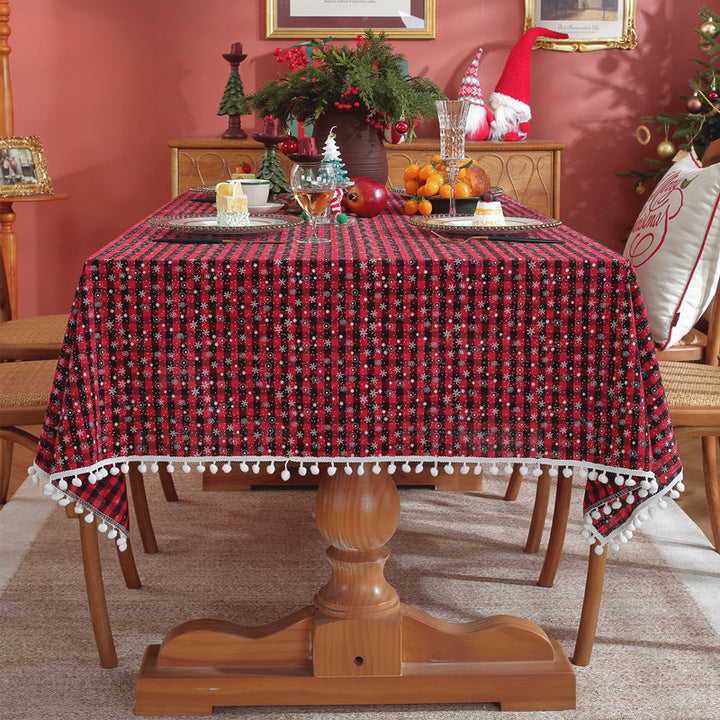 Classic Plaid Tablecloth