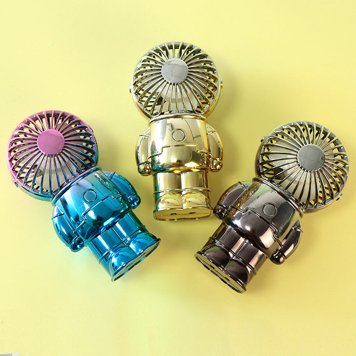 Retro-Inspired Mini Desk Fan Bowlift