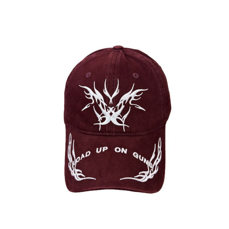 Men's Embroidered Graphic Baseball Cap Bowlift