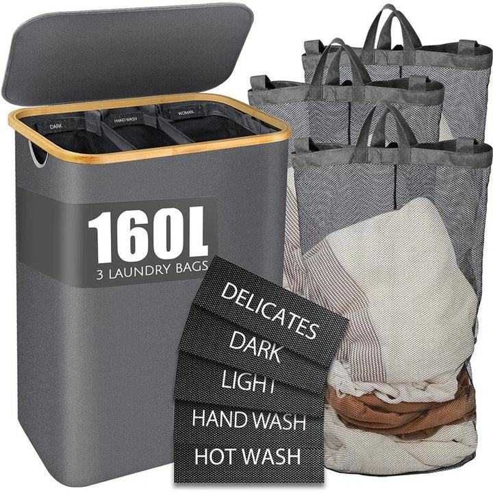 Laundry basket with compartments Bowlift