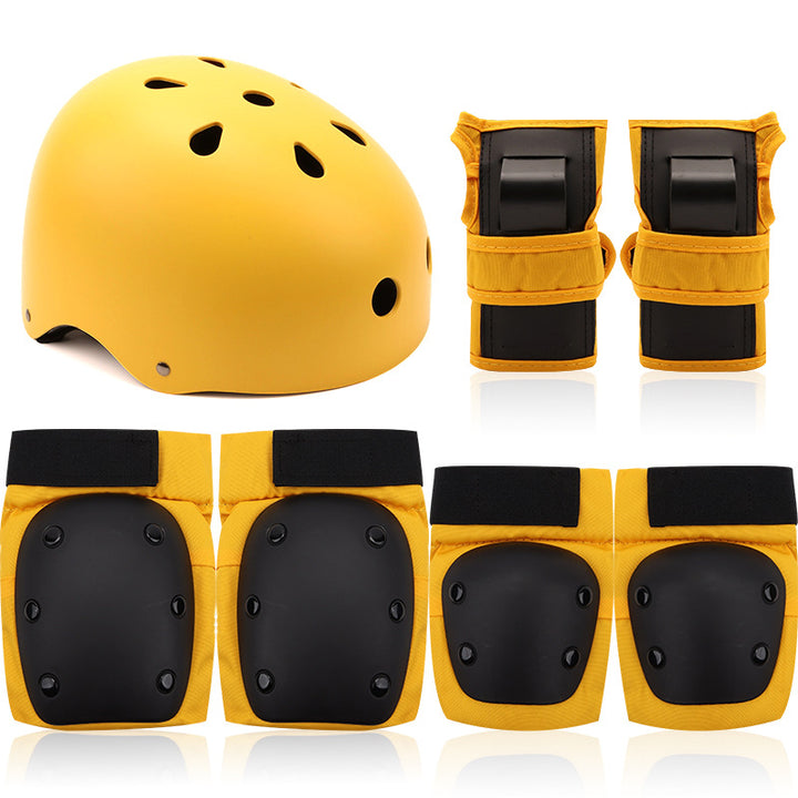 Safety Skating Helmet and Protective Gear Set Bowlift
