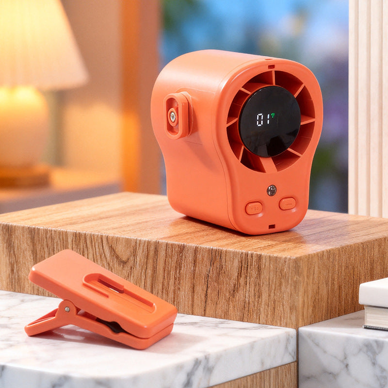 Ladies table fan with USB charging port and clamp function Bowlift