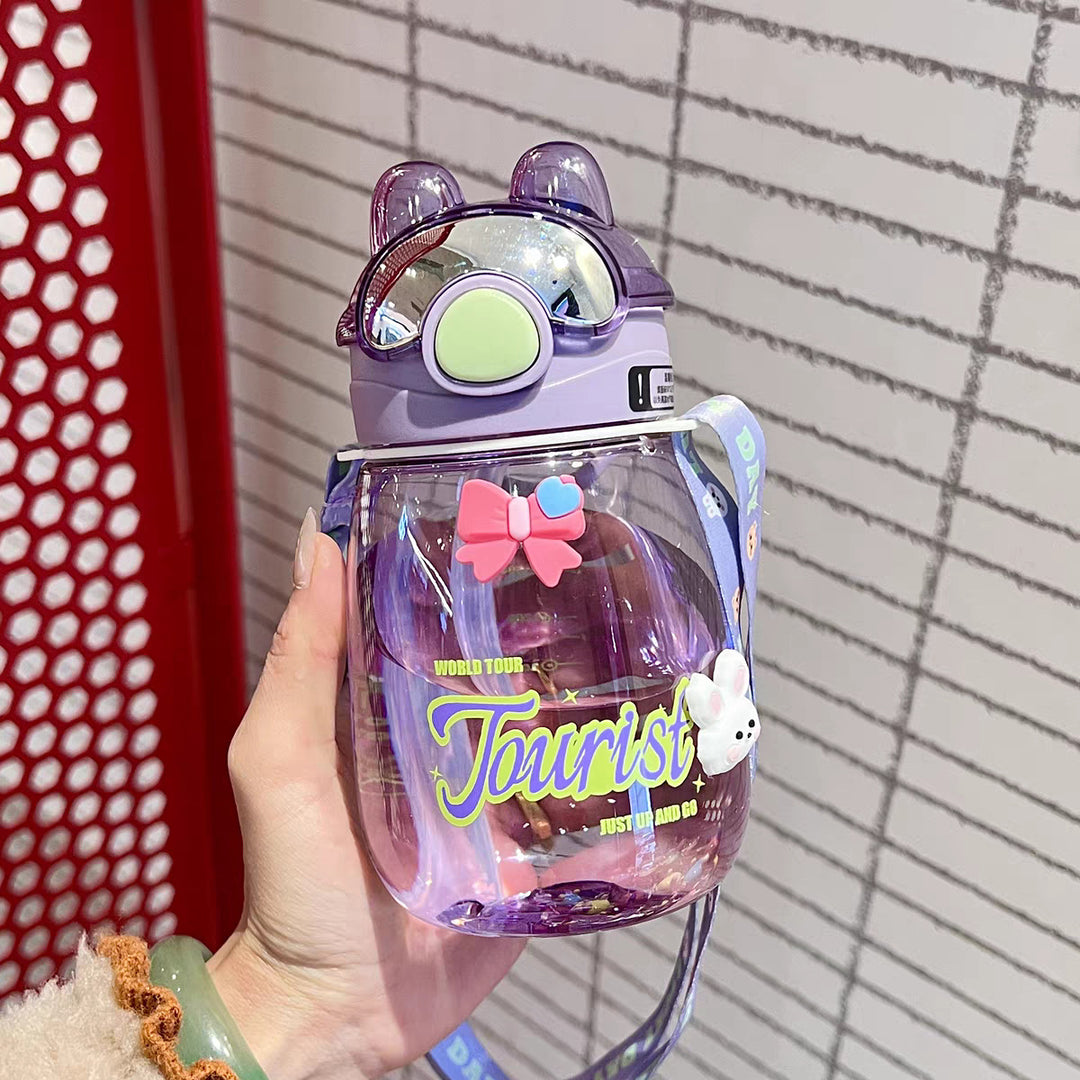 Women Playful BPA-free Drinking Bottle with Unique Design Bowlift