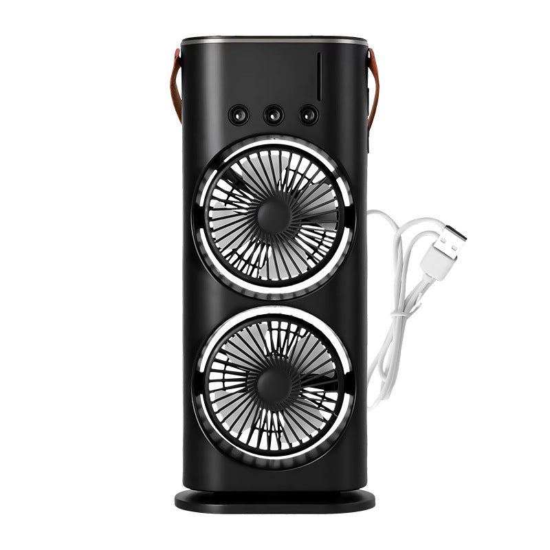 Ladies table fan with innovative dual-flow system Bowlift