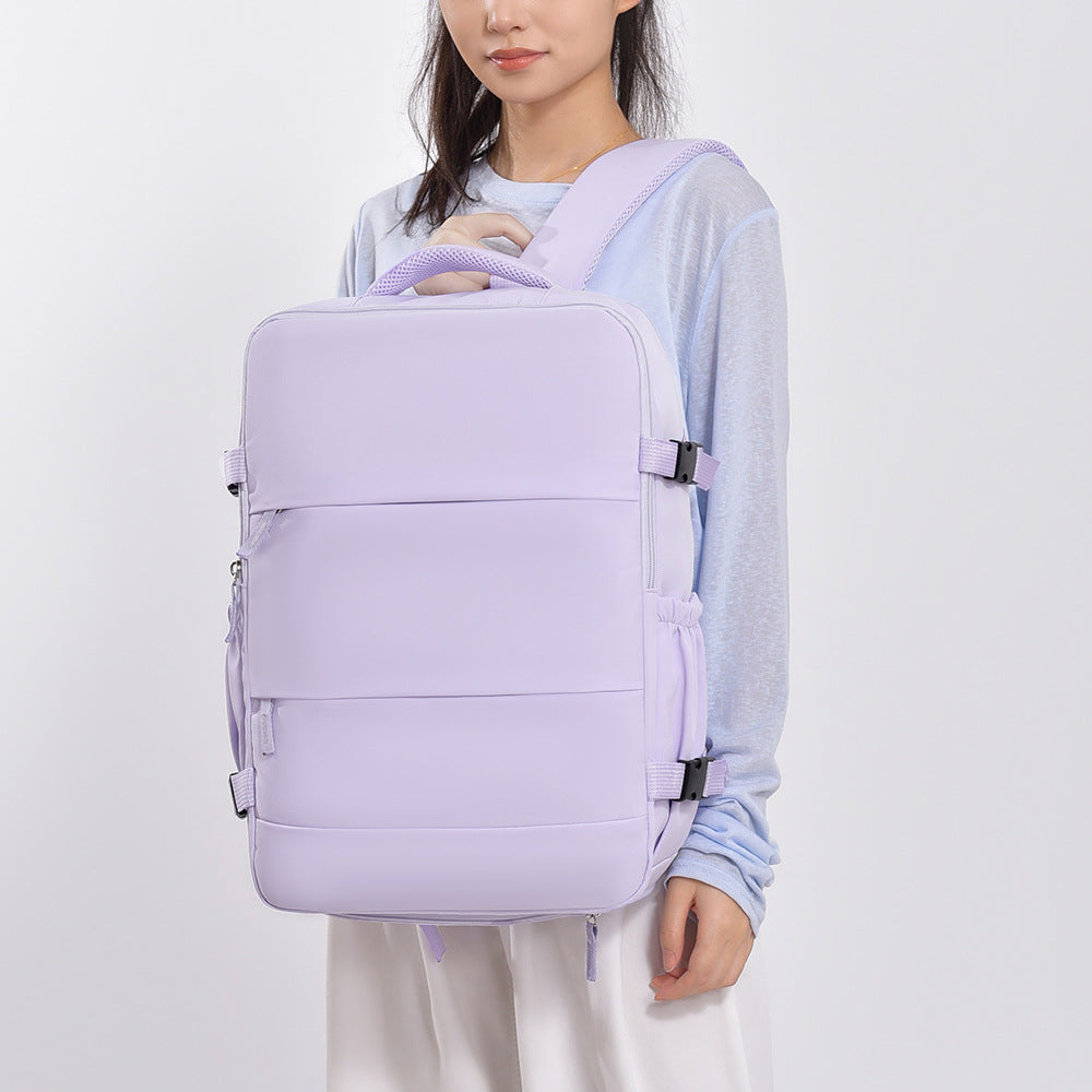 Multi-Compartment Travel Backpack Bowlift
