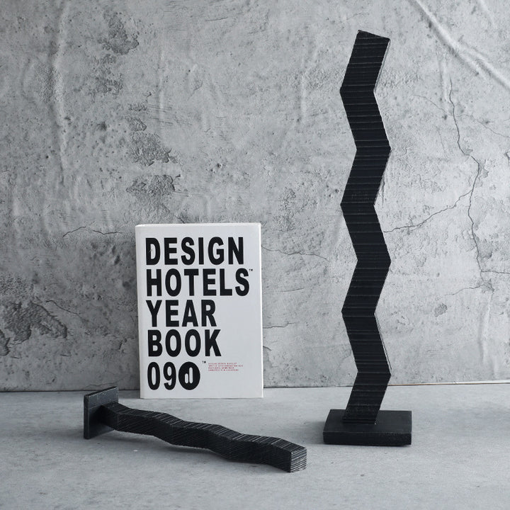 Abstract Zigzag Decorative Sculpture