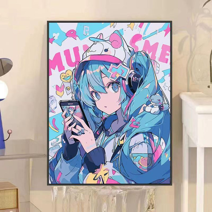 Anime-Inspired Decorative Wall Art Bowlift