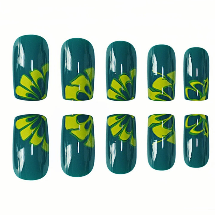 Artistic Marble Effect Nail Art Extensions Bowlift