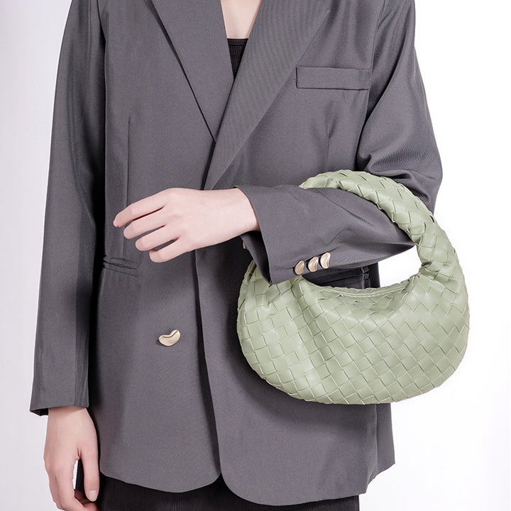 Designer Woven Handbag Bowlift