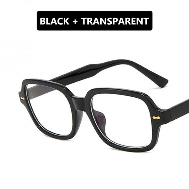 Ladies fashionable sunglasses with angular frame and yellow lenses Bowlift