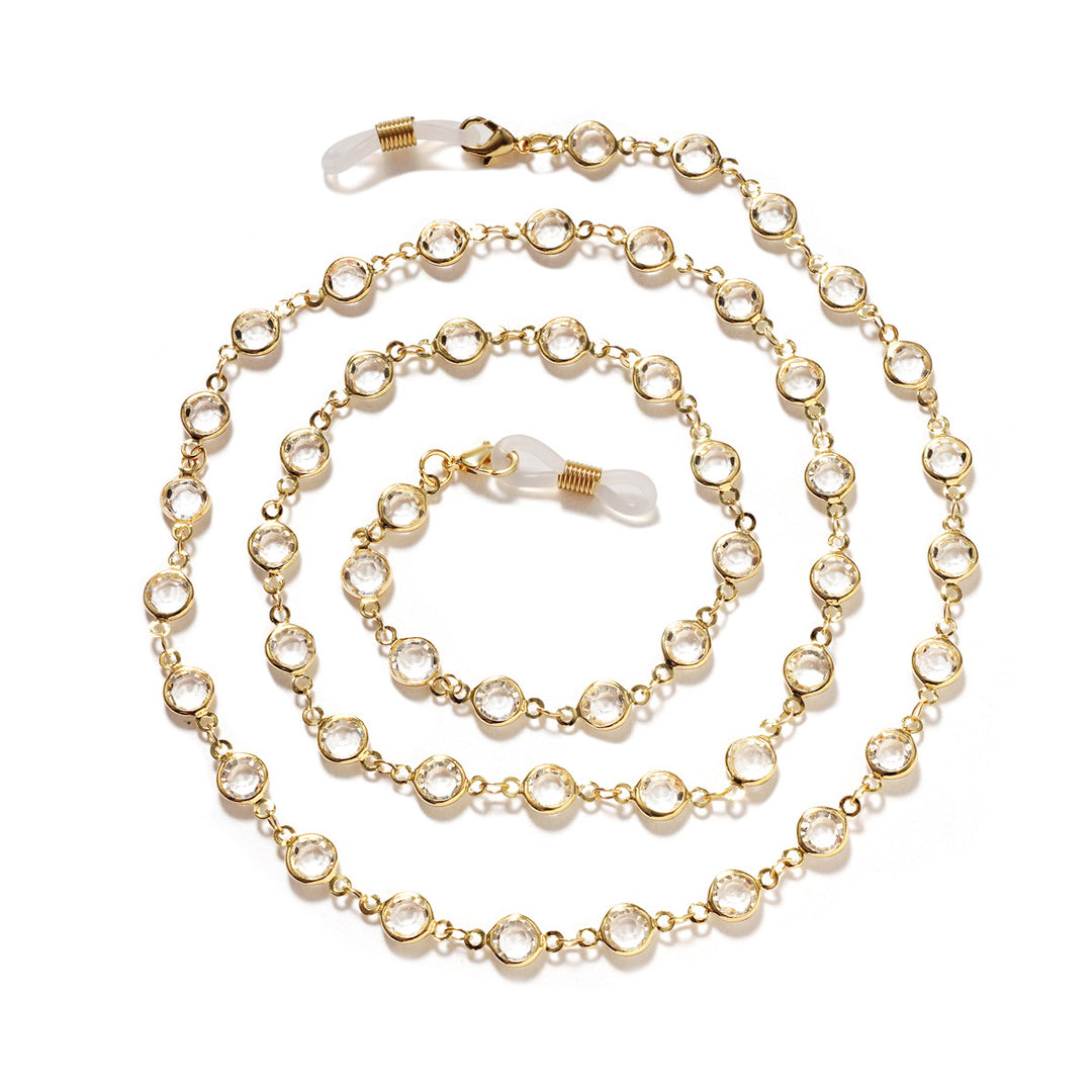 Chic Beaded Eyewear Chain Bowlift