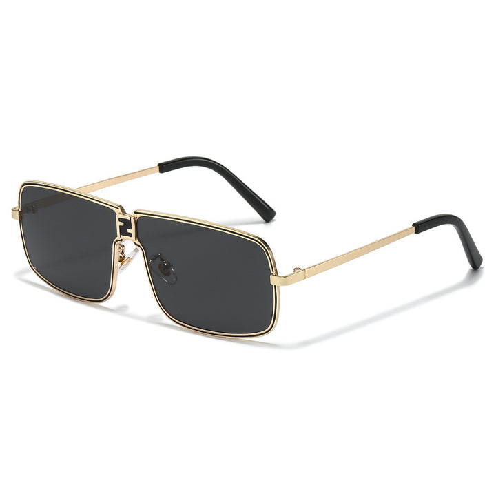 High-Fashion Geometric Frame Sunglasses Bowlift