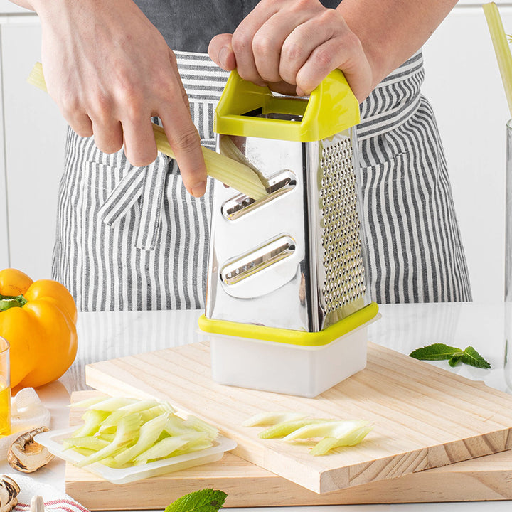 High-quality stainless steel kitchen grater with non-slip handle Bowlift