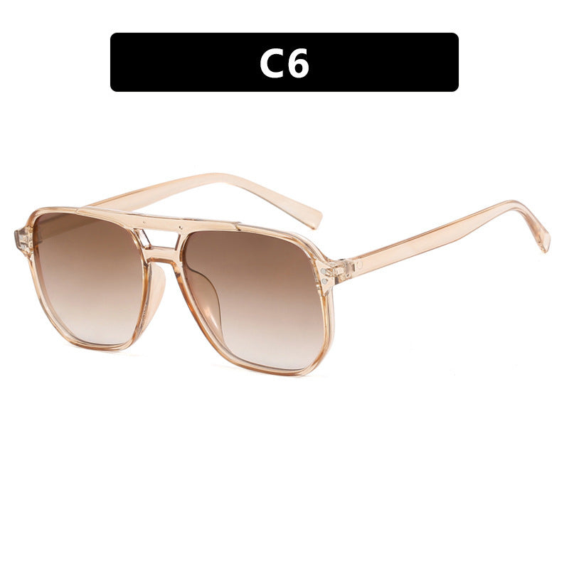 Women's fashionable sunglasses with angular frame Bowlift
