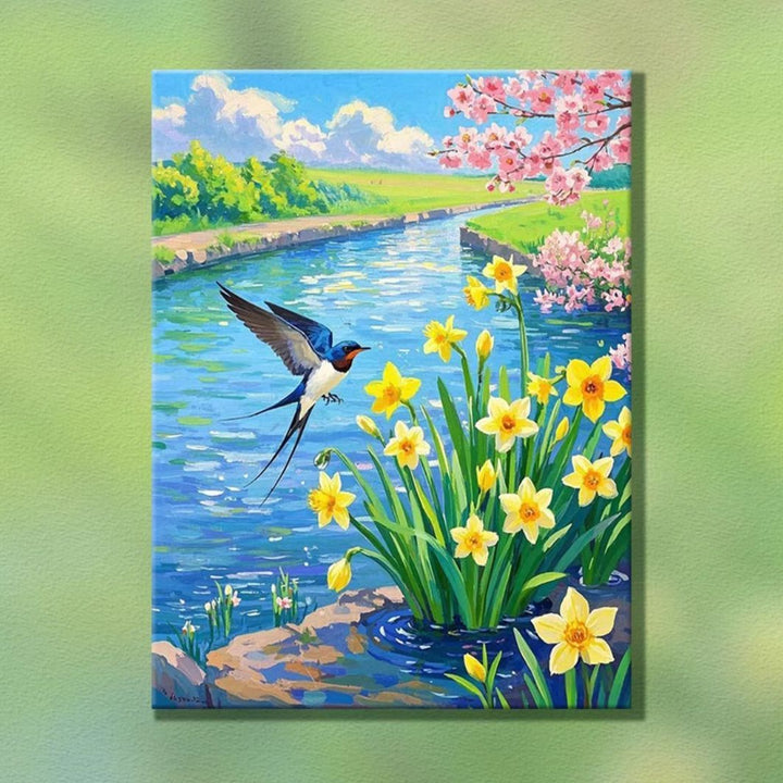 Nature-Inspired Decorative Canvas Art Bowlift