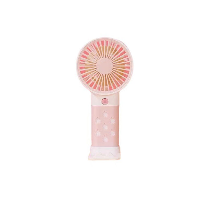 Women Portable Hand Fan with Ergonomic Handle and Adjustable Tilt Angle Bowlift