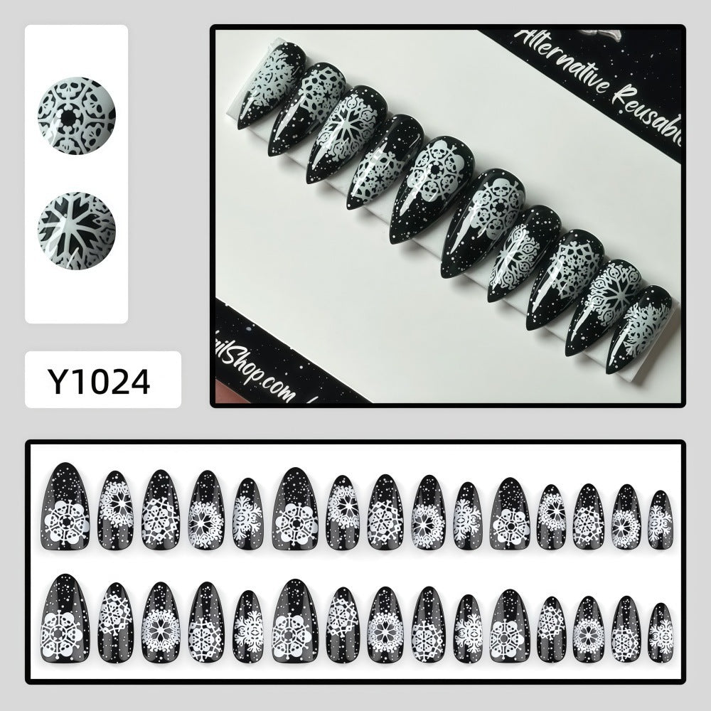 Artificial Nails in Modern Tribal Design Bowlift