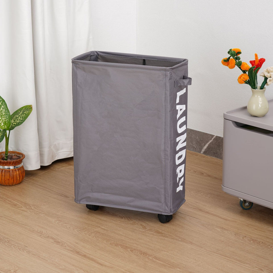 Laundry basket with wheels Bowlift