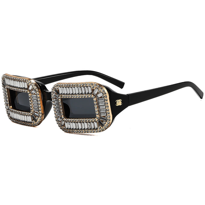Women's designer sunglasses with extravagant stud embellishments Bowlift