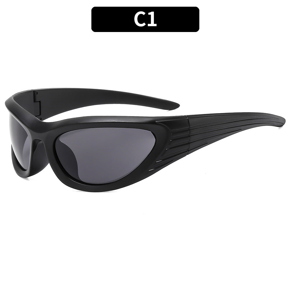 Sporty Wrap-Around Sunglasses