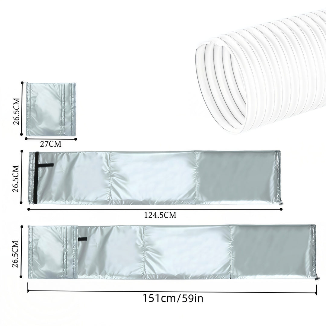 Insulating air hose cover Bowlift