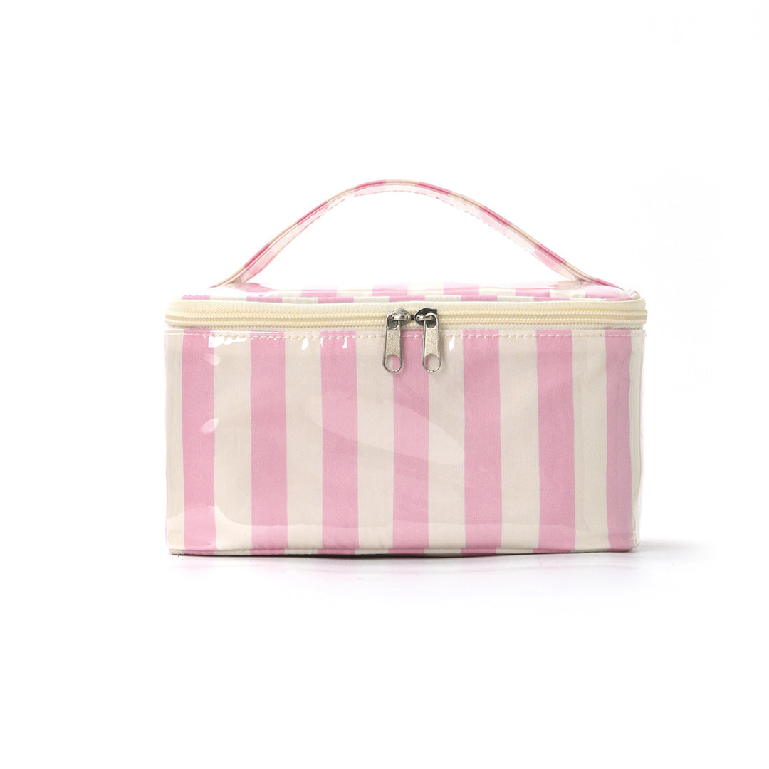Cosmetic organizer with carry handle and water-repellent coating Bowlift