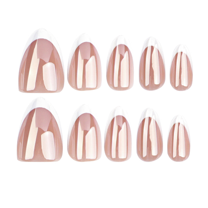 Artificial press-on nails with flexible design Bowlift