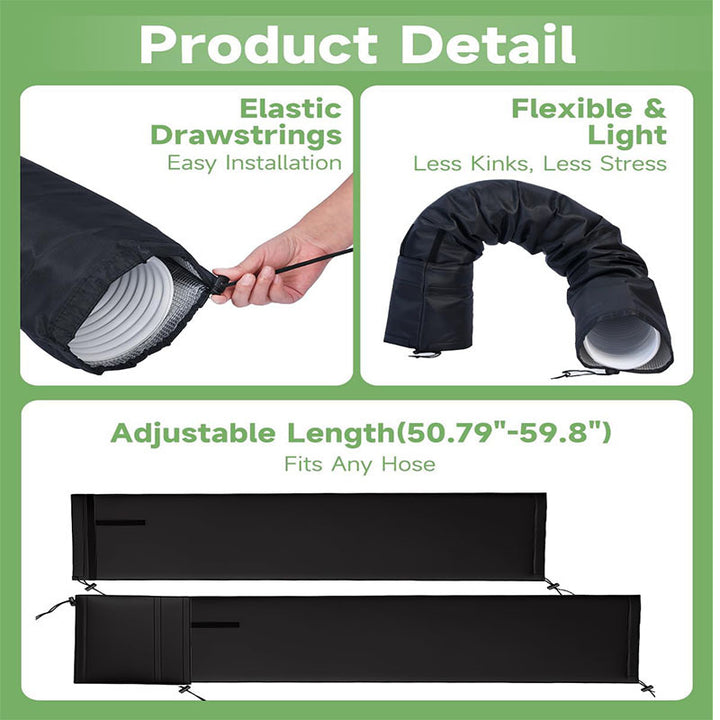 Insulating air hose cover Bowlift