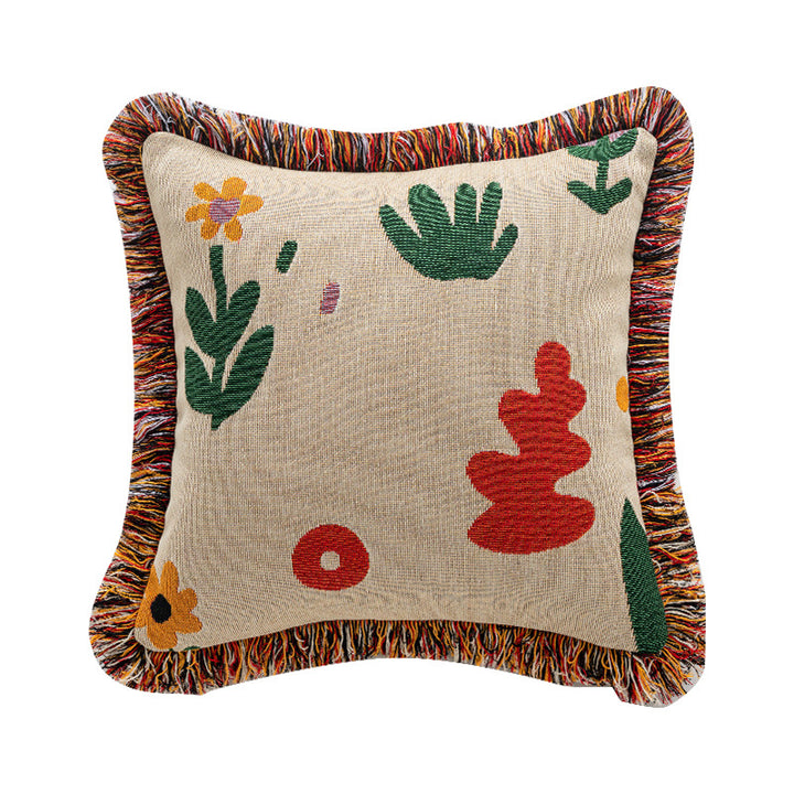 Scenic Nature-Themed Decorative Pillow