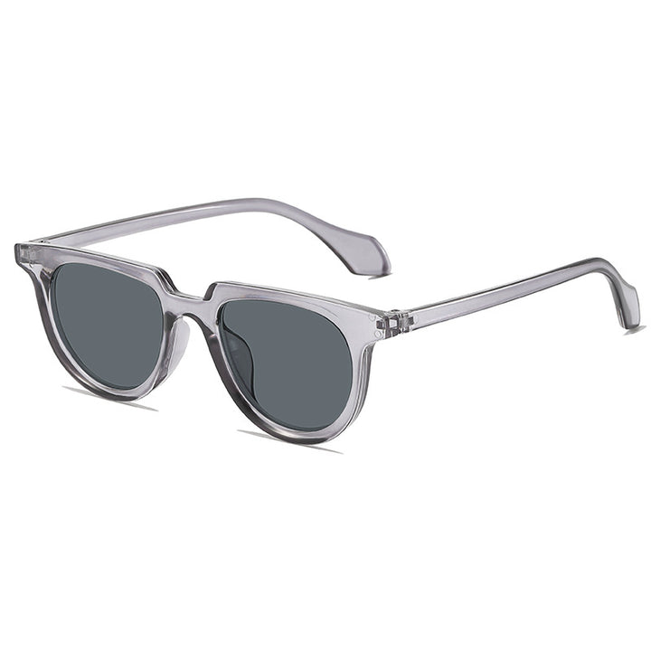 Retro-Inspired Clear Frame Sunglasses Bowlift