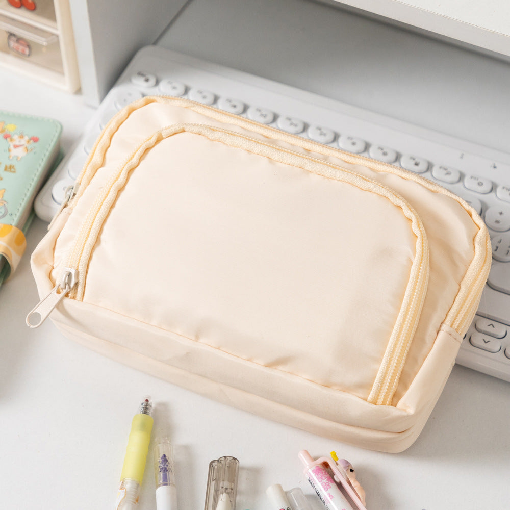 Multi-Functional Zippered Pencil Case Bowlift