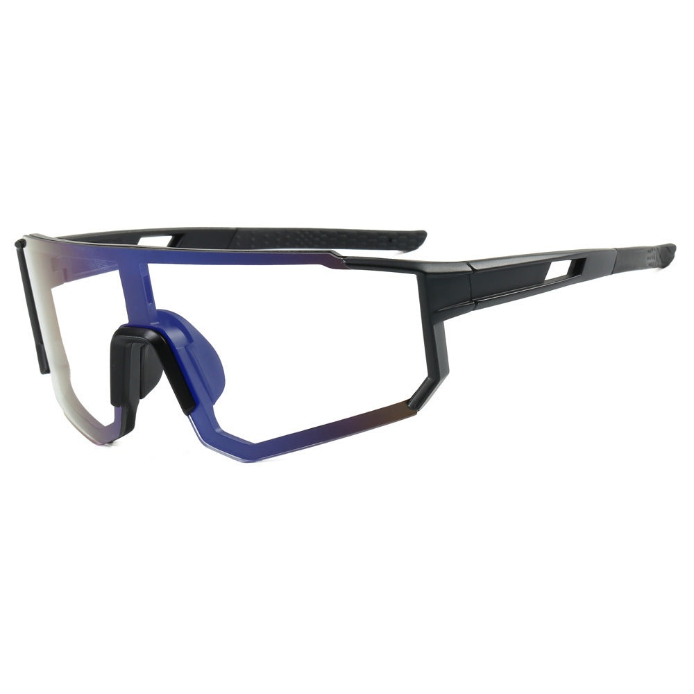 Women's sporty sunglasses in a futuristic design with a wide field of view Bowlift