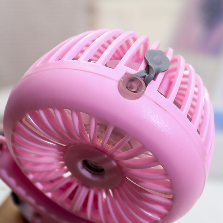 Women's Portable Mini Fan with Spray Function and Flexible Mounting System Bowlift