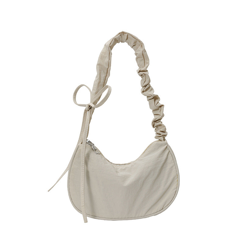 WoTextured Fabric Sling Bag Bowlift