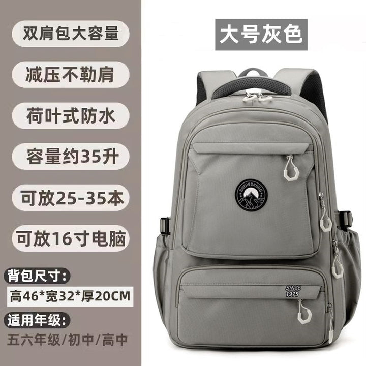 Multifunctional Backpack with Ergonomic Design and Large Capacity Bowlift