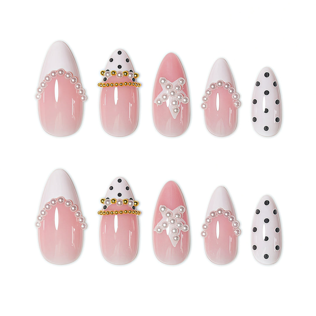 Stylish Decorative Stiletto Nail Extensions Bowlift
