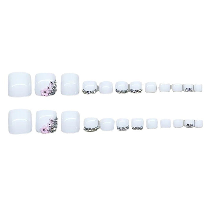Decorative Rhinestone Pedicure Bowlift