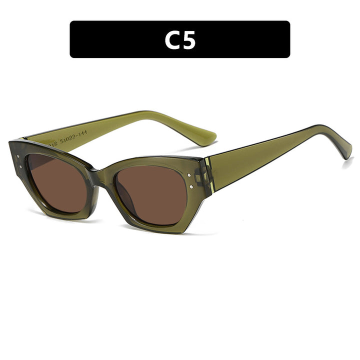 Women's trendy Cat-Eye sunglasses with elegant plastic frame Bowlift