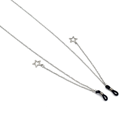 Elegant Star-Accented Eyewear Chain Bowlift