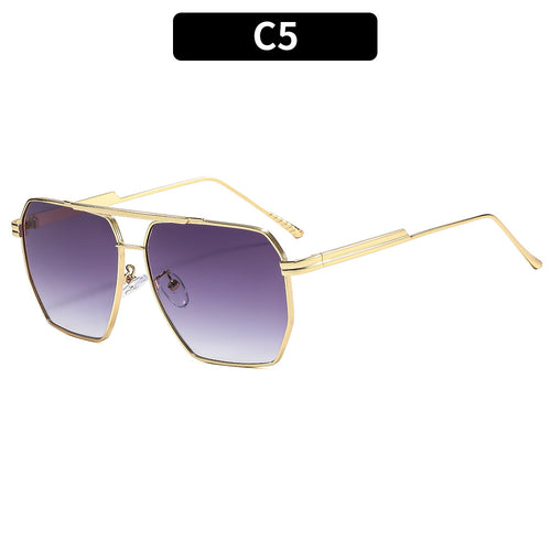 Premium Geometric Shield Sunglasses