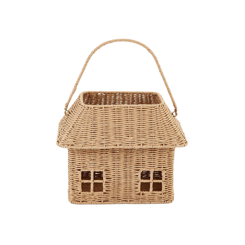 Playful storage basket in the shape of a house Bowlift