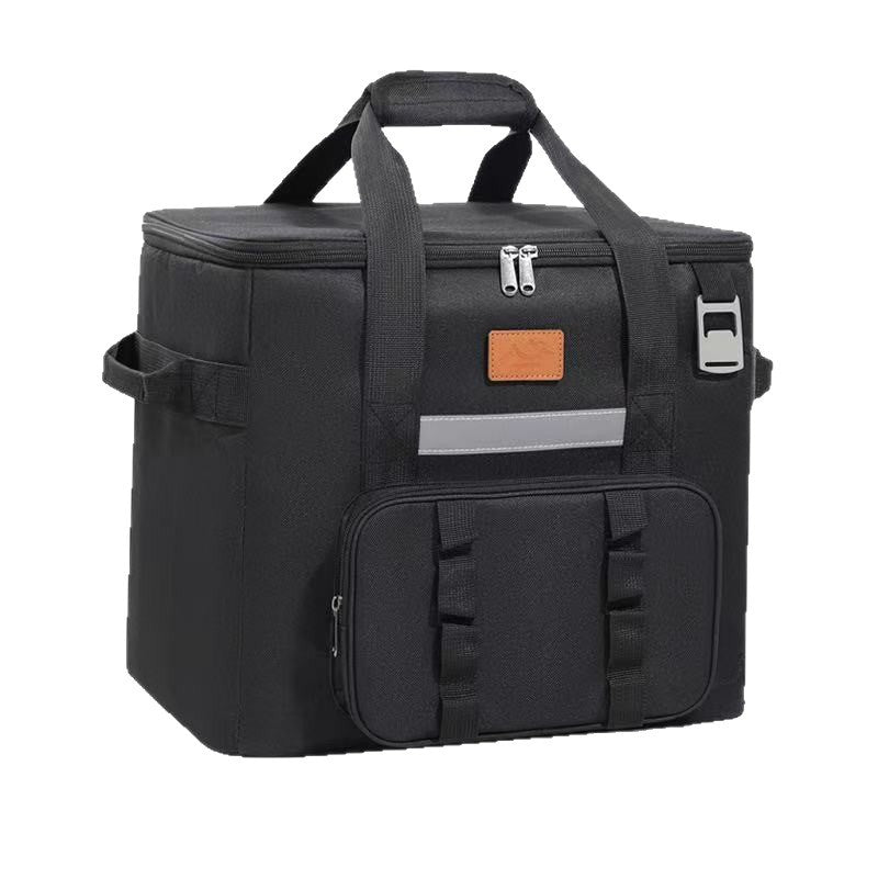 Women Insulated Picnic Cooler Bag with Side Pocket Bowlift