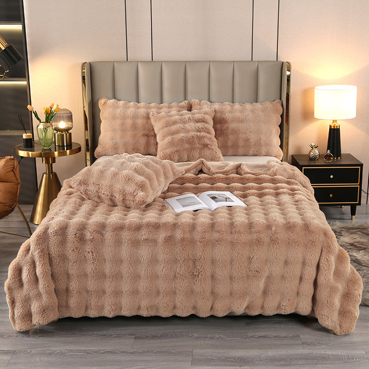 Luxury Fuzzy Faux Fur Blanket
