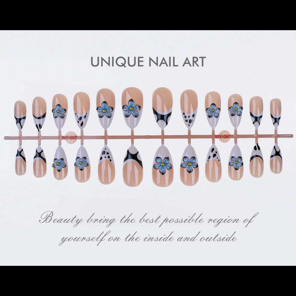 Floral-Themed Press-On Nail Design Collection Bowlift