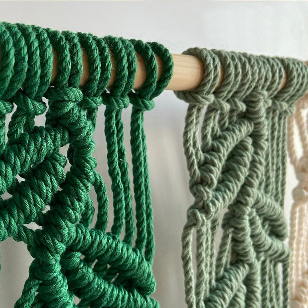 Leaf Pattern Macrame Wall Hanging Bowlift