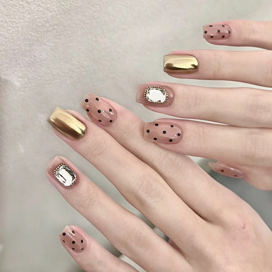 Themed Nail Art Press-On Nails with Cute Character and Bow Designs Bowlift