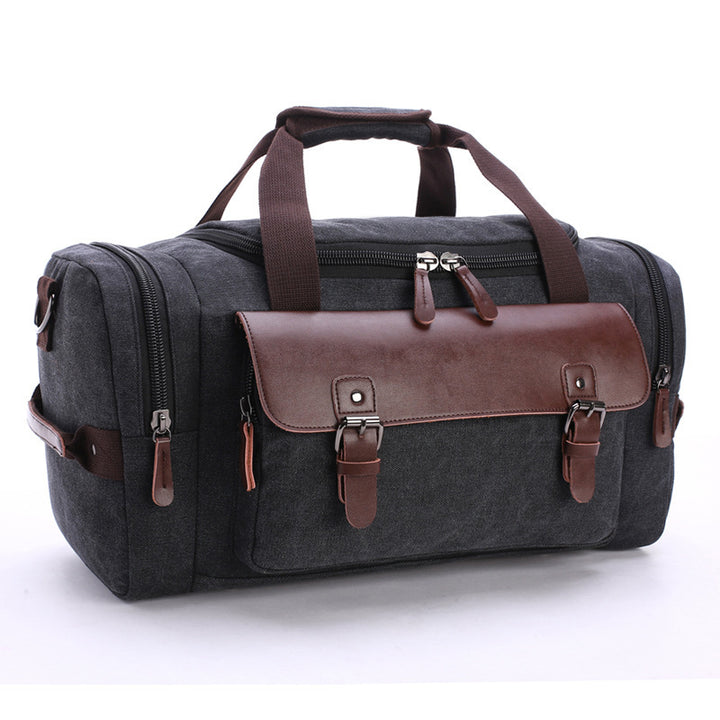 Spacious travel bag with high-quality leather trim Bowlift