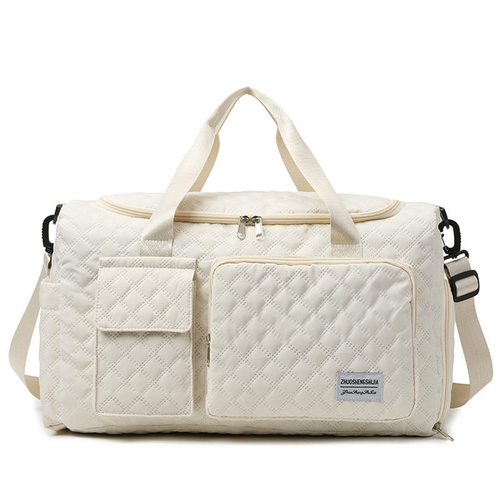 Premium Quilted Gym Duffel Bag